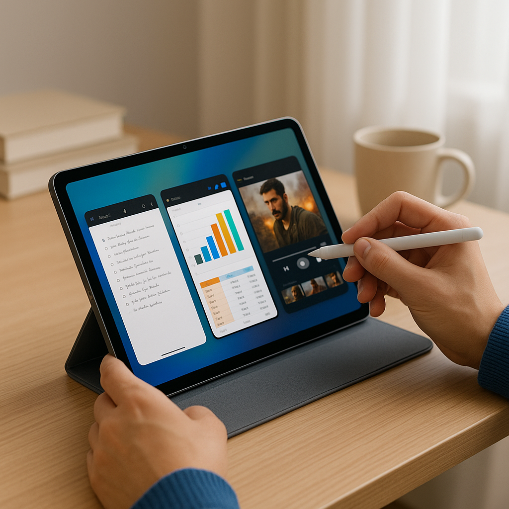 Melhor tablet 10 e 11 polegadas para estudar, trabalhar e ver filmes